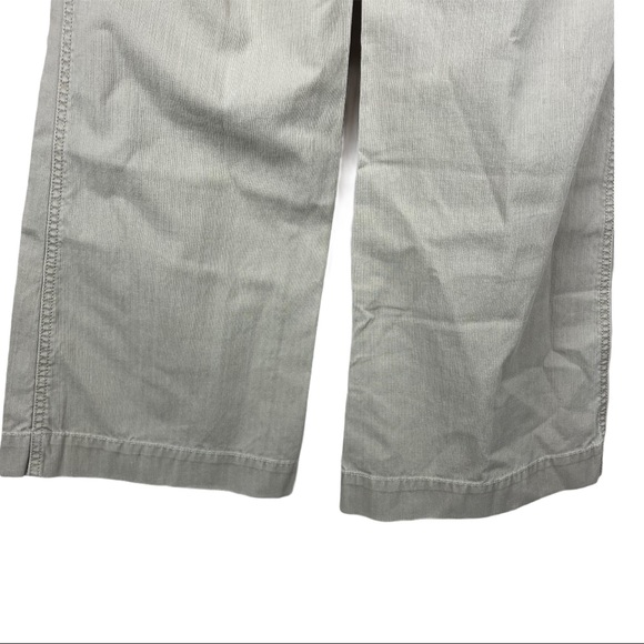 J Jill Tan Cargo Utility Pants Cotton Flap Pockets Women’s size 8 - Picture 6 of 9